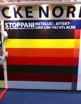 29/10/2012 - Lackaufbauten Live mit dem Stoppani-Bootslack-Sortiment auf der Hanseboot 2012!